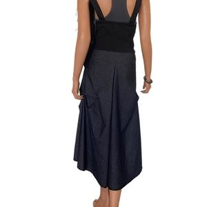 Asymmetrical Skirt - Pin striped
